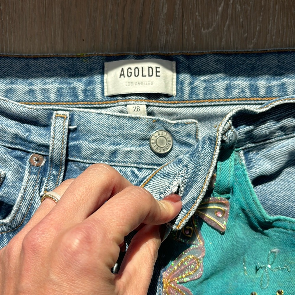 Eras Tour Handmade Agolde Jeans